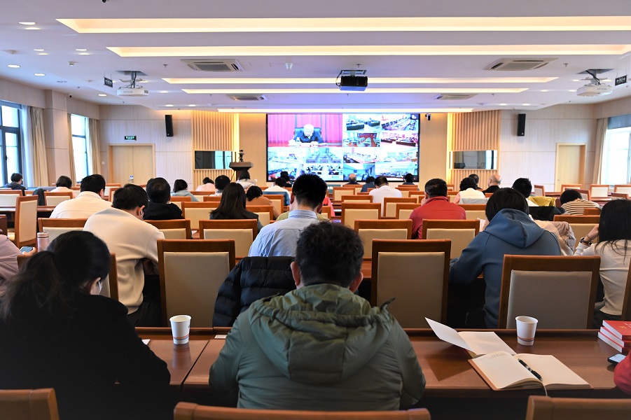 生物物理所组织参加中国科学习贯彻党的二十届四中全会精神中央宣讲团报告会